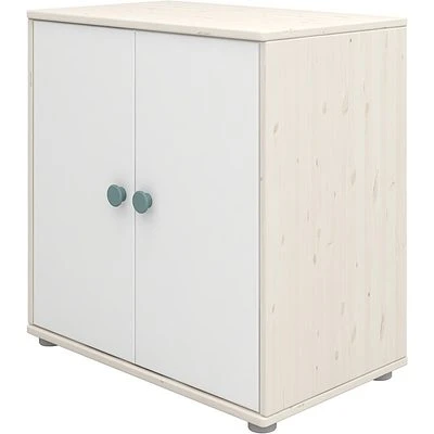 FLEXA Classic Kommode Mit 2 Türen Mattweiß/Lack Weiß/blau Sale 3 FLEXA Classic Kommode Mit 2 Türen Mattweiß/Lack Weiß/blau Sale – Bild 3