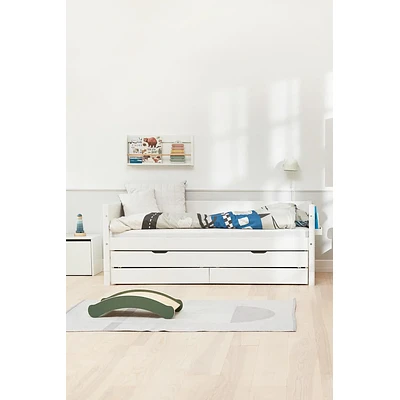 FLEXA White Einzelbett 90x200cm Mit Gästebett U. Zwei Schubladen Weiß 7 FLEXA White Einzelbett 90x200cm Mit Gästebett U. Zwei Schubladen Weiß – Bild 7