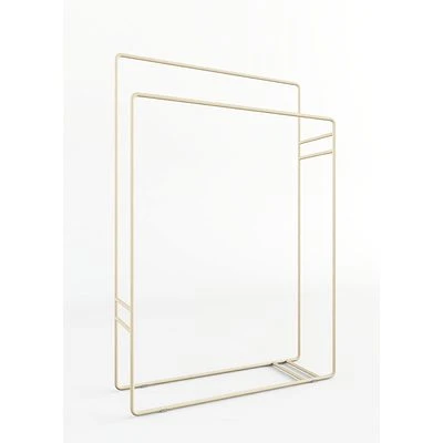 Metallbude Handtuchständer Delaya Cashew 1 Metallbude Handtuchständer Delaya Cashew