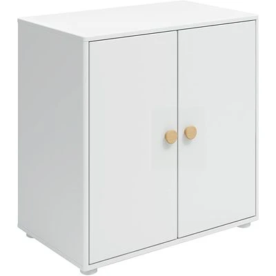 FLEXA Roomie Kommode Mit 2 Türen Weiß/eiche 3 FLEXA Roomie Kommode Mit 2 Türen Weiß/eiche – Bild 3