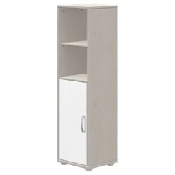 FLEXA Classic Regal Mit 1 Türe U. 3 Böden Grau Lasiert/Lack Weiß Sale