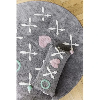 Minividuals Teppich Ø150cm XOXO Grau FAV17 2 Minividuals Teppich Ø150cm XOXO Grau FAV17 – Bild 2