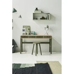 FLEXA Popsicle Study Schreibtisch Mit 4 Fächern Eiche/Kiwi -Kinder Haushaltswaren Geschäft do9mvvkqhpxcfsz2h3sl2e231twx