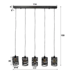 Rubjerg Design Hängeleuchte Spindel 5 Leuchten Metall Schiefergrau 12 Rubjerg Design Hängeleuchte Spindel 5 Leuchten Metall Schiefergrau -Kinder Haushaltswaren Geschäft dxtczhwfals2tzrdouo21vfn826m
