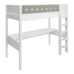 FLEXA White Hochbett Mit Schreibtisch 90x200 Cm Mit Senkrechter Leiter Weiß/grün 9 FLEXA White Hochbett Mit Schreibtisch 90x200 Cm Mit Senkrechter Leiter Weiß/grün -Kinder Haushaltswaren Geschäft dy67uphmv77xihxxb2nbinc8l9yb