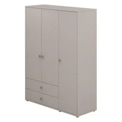 FLEXA Classic Kleiderschrank Mit 3 Türen U. 2 Schubladen Grau/grün -Kinder Haushaltswaren Geschäft e4902ux43id7vj46o3dw7jzz7lya