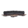 LIFE Fitz Roy Lounge Sitzecke Lava/robust Teak/basalt Comforma