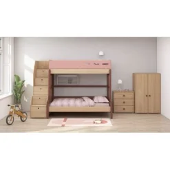 FLEXA Popsicle Familienbett Mit Treppe Cherry 10 FLEXA Popsicle Familienbett Mit Treppe Cherry -Kinder Haushaltswaren Geschäft e8nqfqxud7htdntkugsiufrnwo87