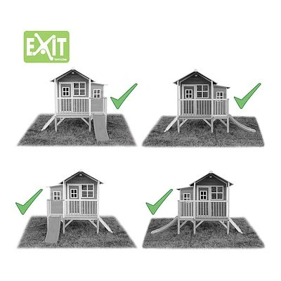 EXIT TOYS EXIT Loft 350 Gartenhaus Natur 3 EXIT TOYS EXIT Loft 350 Gartenhaus Natur – Bild 3