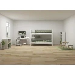 FLEXA White Etagenbett 90x200 Cm Mit Senkrechter Leiter Weiß/grün -Kinder Haushaltswaren Geschäft ehz5vcvxak0s7hhabpckuhsw5n0y