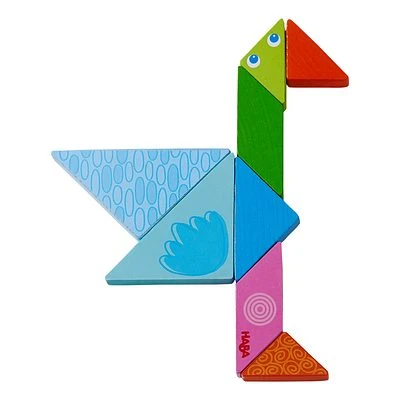 Haba Legespiel Bunter Tangram-Mix 305777 4 Haba Legespiel Bunter Tangram-Mix 305777 – Bild 4