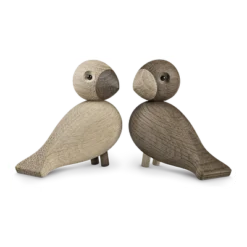 Kay Bojesen Unzertrennliche Vögel Eiche/Räuchereiche (1 Paar)