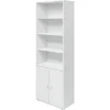 FLEXA Roomie Maxi Bücherregal Mit 2 Türen Weiß