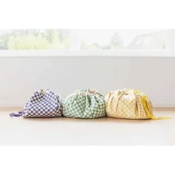 Play&Go Prints 2 In 1 Spielzeugsack Vichy Yellow -Kinder Haushaltswaren Geschäft f1iaj1d72zgjexuqfcohamvhjg85