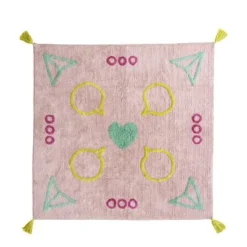 Minividuals Teppich 150x150cm Influencer Rosa FAV25