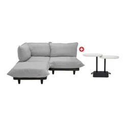 Fatboy® Paletti Sofa Set Medium Rock Grey Inkl. Brick Tables