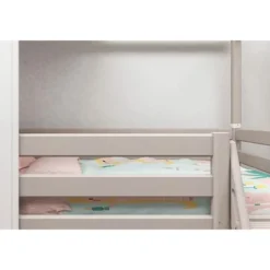 FLEXA Classic Halbhohes Bett Mit Halbem Baumhaus Aufsatz Grau Lasiert/weiß 15 FLEXA Classic Halbhohes Bett Mit Halbem Baumhaus Aufsatz Grau Lasiert/weiß -Kinder Haushaltswaren Geschäft fningden6fcfwx82pg6516897v8x