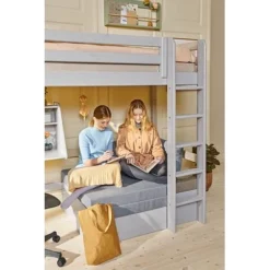 FLEXA Classic Casa Hochbett Mit Senkrechter Leiter Grau Lasiert -Kinder Haushaltswaren Geschäft fugc07rhuvqp0zqn4ahjh1r4qy9t
