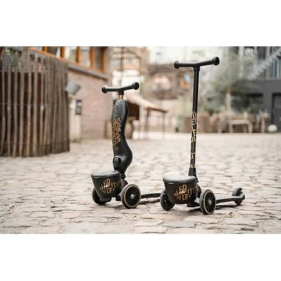 Scoot & Ride Highwaykick 2 Lifestyle Schwarz/gold 7 Scoot & Ride Highwaykick 2 Lifestyle Schwarz/gold – Bild 7