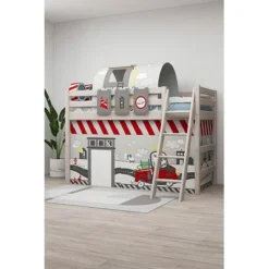 FLEXA Classic Mittelhohes Bett Mit Schrägleiter Grau Lasiert 13 FLEXA Classic Mittelhohes Bett Mit Schrägleiter Grau Lasiert -Kinder Haushaltswaren Geschäft g40u3tyny2wtzij1bdunuh9xl2e9