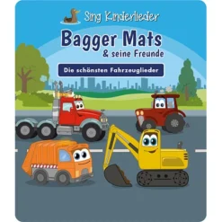 TONIES Tonie Sing Kinderlieder - Bagger Mats & Seine Freunde: Die Schönsten Fahrzeuglieder -Kinder Haushaltswaren Geschäft g9elchpgn6pqxnly061jx9ita2xm