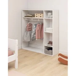 FLEXA Roomie Offener Kleiderschrank Weiß -Kinder Haushaltswaren Geschäft gdb6wjhialh7br8z61ya5yztk8zl