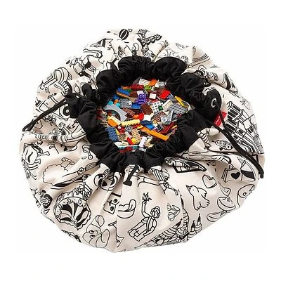 Play&Go Prints 2 In 1 Spielzeugsack OMY Paris Zum Selbst Bemalen 2 Play&Go Prints 2 In 1 Spielzeugsack OMY Paris Zum Selbst Bemalen – Bild 2