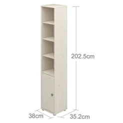 FLEXA Classic Regal Hoch Mit 1 Türe U. 4 Böden Mattweiß/blau Sale -Kinder Haushaltswaren Geschäft gj2bnzg09w2lrf2v9sf03f5q9umt