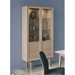 PBJ Designhouse Navis Glasvitrine Eiche Hell -Kinder Haushaltswaren Geschäft gjmh9t6dw23i159488akve5adloy