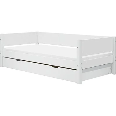 FLEXA White Einzelbett 90x200cm Mit Gästebett Hochklappbar Weiß 1 FLEXA White Einzelbett 90x200cm Mit Gästebett Hochklappbar Weiß