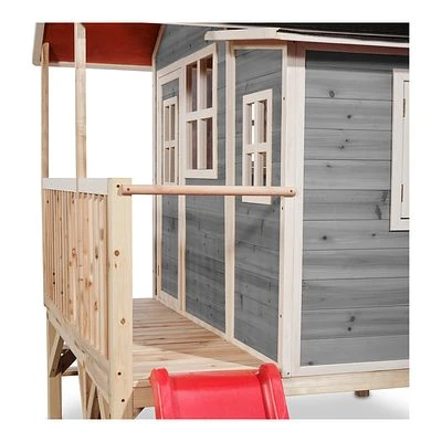 EXIT TOYS EXIT Loft 350 Gartenhaus Grau 4 EXIT TOYS EXIT Loft 350 Gartenhaus Grau – Bild 4