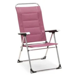 Best Freizeitmöbel Alu-Klappsessel Young Collection Silber/lila 31200064