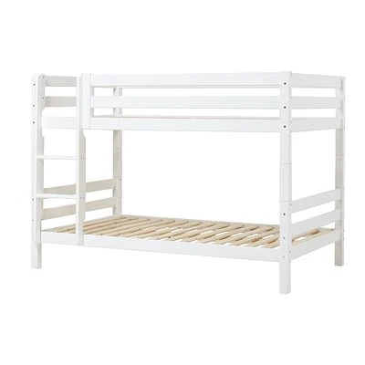 Hoppekids ECO Luxury Etagenbett 120x200cm Mit Rollrost Und Gerader Leiter Weiß 1 Hoppekids ECO Luxury Etagenbett 120x200cm Mit Rollrost Und Gerader Leiter Weiß