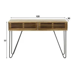 Rubjerg Design Schminktisch 2S Tweak Mangoholz Massiv Sandfarben -Kinder Haushaltswaren Geschäft h1t7juw8asn7sv18k8bjgrjtmc34