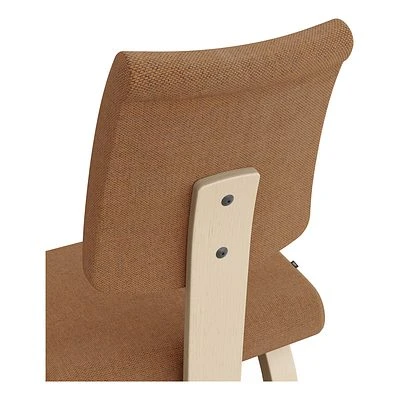 Varier® Variable™ Plus Kniestuhl Esche Natur REW568 Re-wool Orange 3 Varier® Variable™ Plus Kniestuhl Esche Natur REW568 Re-wool Orange – Bild 3