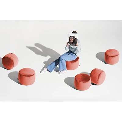 Fatboy® Point Velvet Recycelt Rhubarb 104808 2 Fatboy® Point Velvet Recycelt Rhubarb 104808 – Bild 2