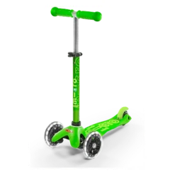 Micro Scooter Mini Micro Deluxe LED Grün