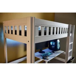 Lifetime Norden Hochbett 90x200cm Mit Rollboden Weiß 6840-10 -Kinder Haushaltswaren Geschäft hrg9hxw4mdes46cs1k3oj25plj5n