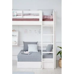 FLEXA Classic Casa Hochbett Mit Senkrechter Leiter Mattweiß -Kinder Haushaltswaren Geschäft hvwkpotsvqe7wr241m3akb0vzobg