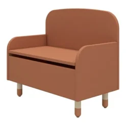 FLEXA Dots Aufbewahrungsbank Mit Rückenlehne Rotviolett