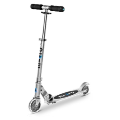 Micro Scooter Sprite LED Silber Matt