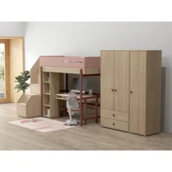 FLEXA Popsicle Schmaler, Hoher Kleiderschrank 1 Türe Cherry 9 FLEXA Popsicle Schmaler, Hoher Kleiderschrank 1 Türe Cherry -Kinder Haushaltswaren Geschäft i52bkweo1e7b7fj7rlr29gckafo6