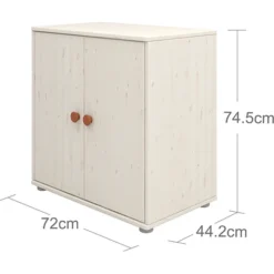 FLEXA Classic Kommode Mit 2 Türen Mattweiß/rosa Sale -Kinder Haushaltswaren Geschäft igb4440jfl44dknc8sfzhdrhzthe