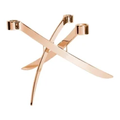 UYUNI Lightarch Kerzenständer Für 3 Stabkerzen Rose Gold Sale