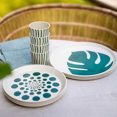 Koziol Kleiner Teller 205mm CONNECT PLATE 205mm MONSTERA DOTS Nature Desert Sand 4er-Set 2 Koziol Kleiner Teller 205mm CONNECT PLATE 205mm MONSTERA DOTS Nature Desert Sand 4er-Set – Bild 2