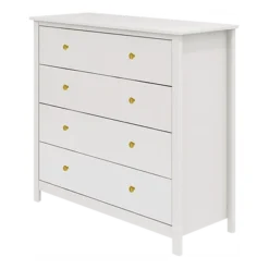 FLEXA Luna Kommode Mit 4 Schubladen Weiß