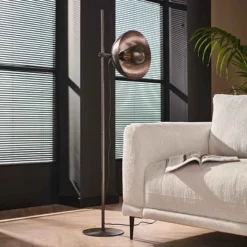 Rubjerg Design Stehleuchte Adjust Nickel Schwarz