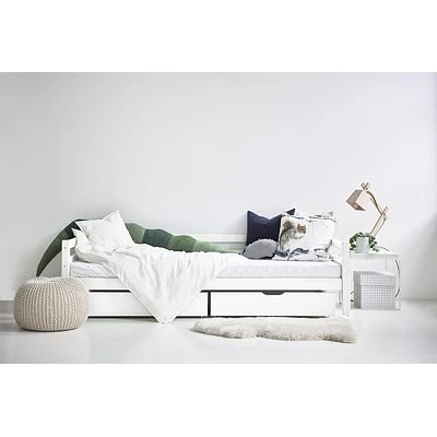 Hoppekids Schaumstoff Matratze 9x90x200cm Weiß 2 Hoppekids Schaumstoff Matratze 9x90x200cm Weiß – Bild 2