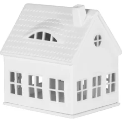 Räder Lichthaus Gaubenhaus Porzellan Weiß