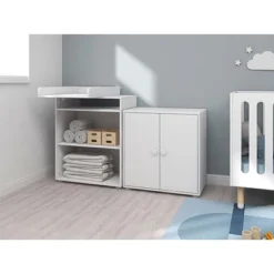 FLEXA Roomie Kommode Mit 2 Türen Weiß -Kinder Haushaltswaren Geschäft jwx2zbf015knna6idc4r5ucuxb6f